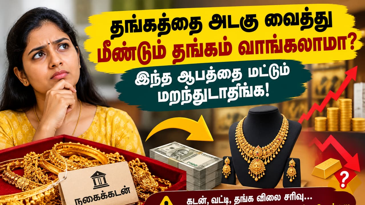 தங்கத்தை அடகு வைத்து தங்கம் வாங்கும் முதலீடு: கடன் ஆபத்து குறித்த எச்சரிக்கை