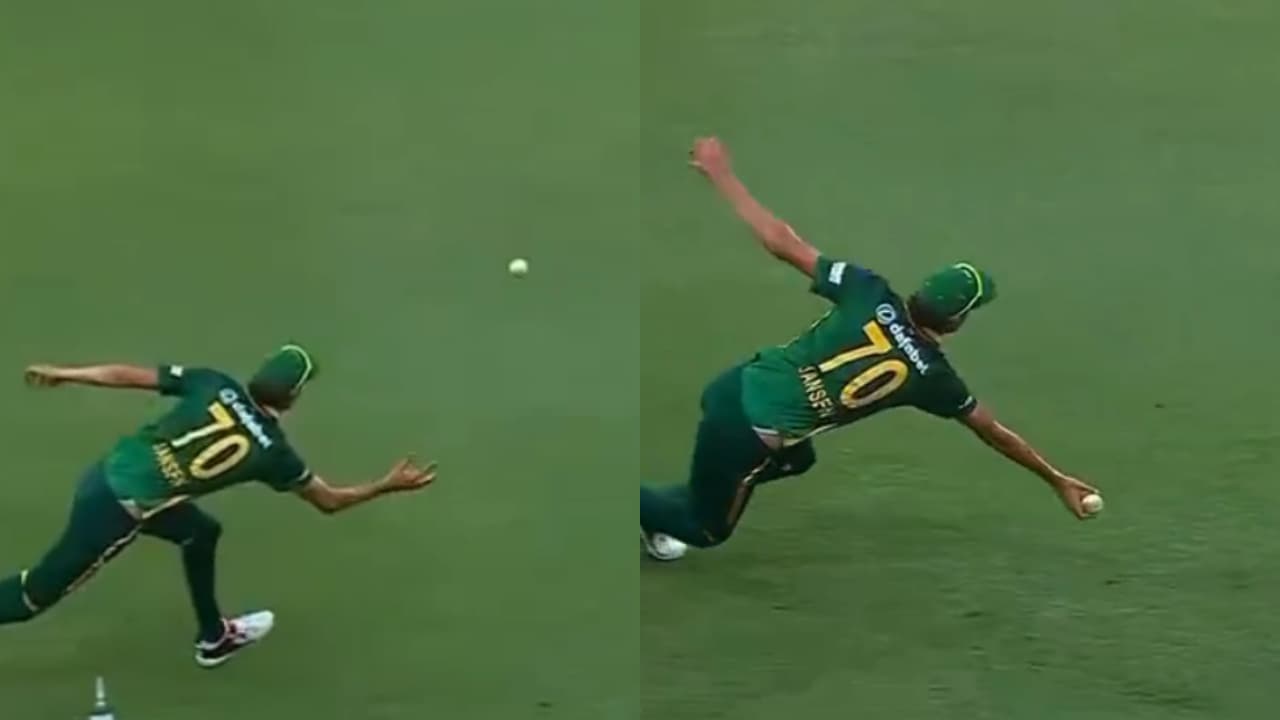 SA vs AUS: Marco Jansen’s Stunning One-Handed Catch to Dismiss Matt ...