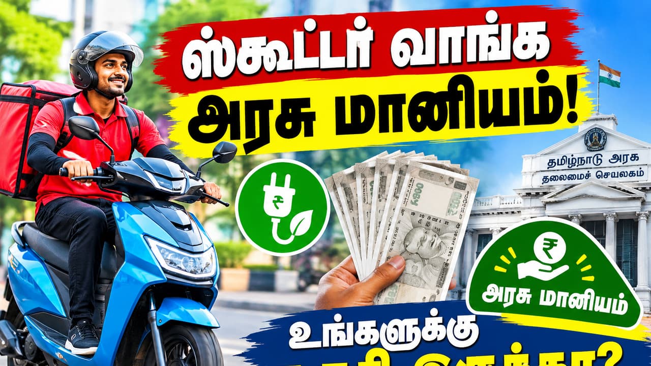 கிக் தொழிலாளர்களுக்கு இ-ஸ்கூட்டர் மானியம்: ஆன்லைனில் விண்ணப்பிக்கலாம்