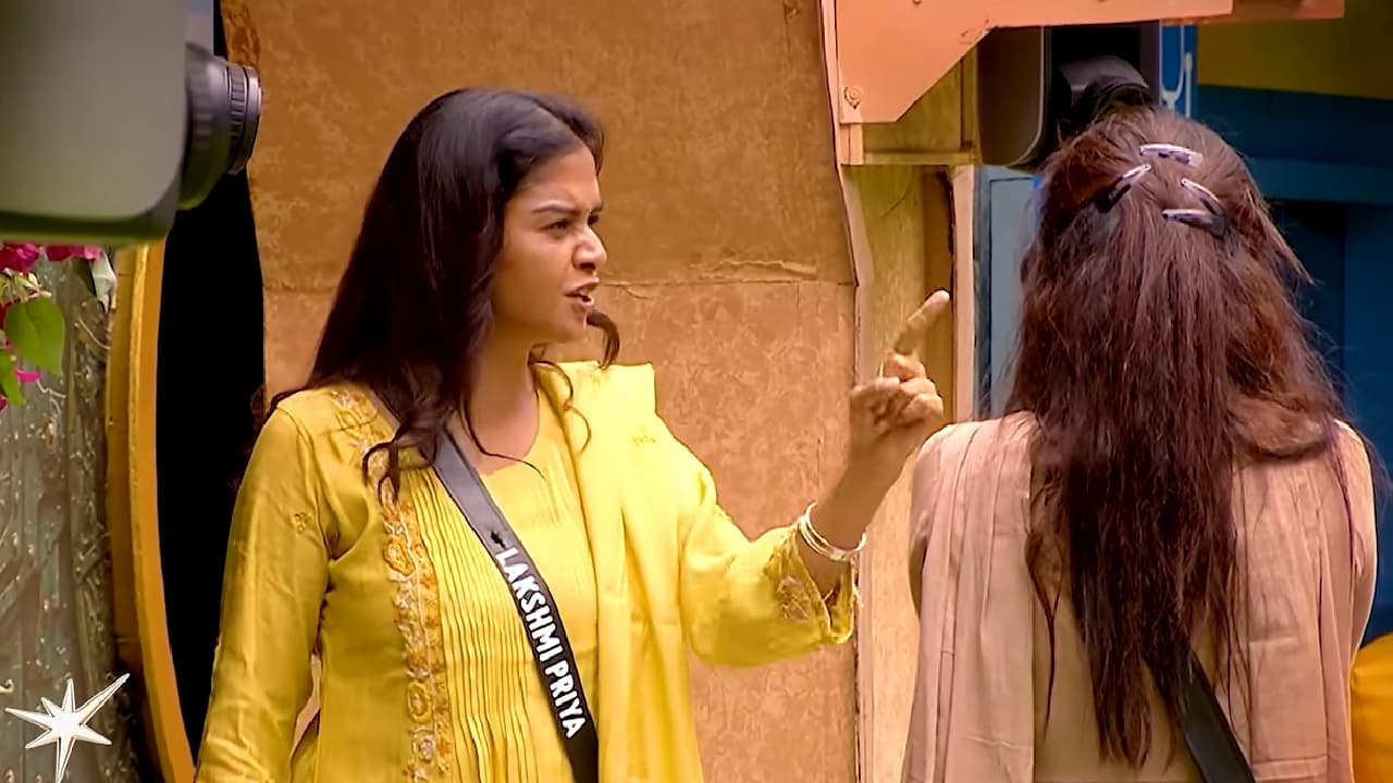 பிக் பாஸ் 10: லட்சுமி பிரியா எலிமினேட்