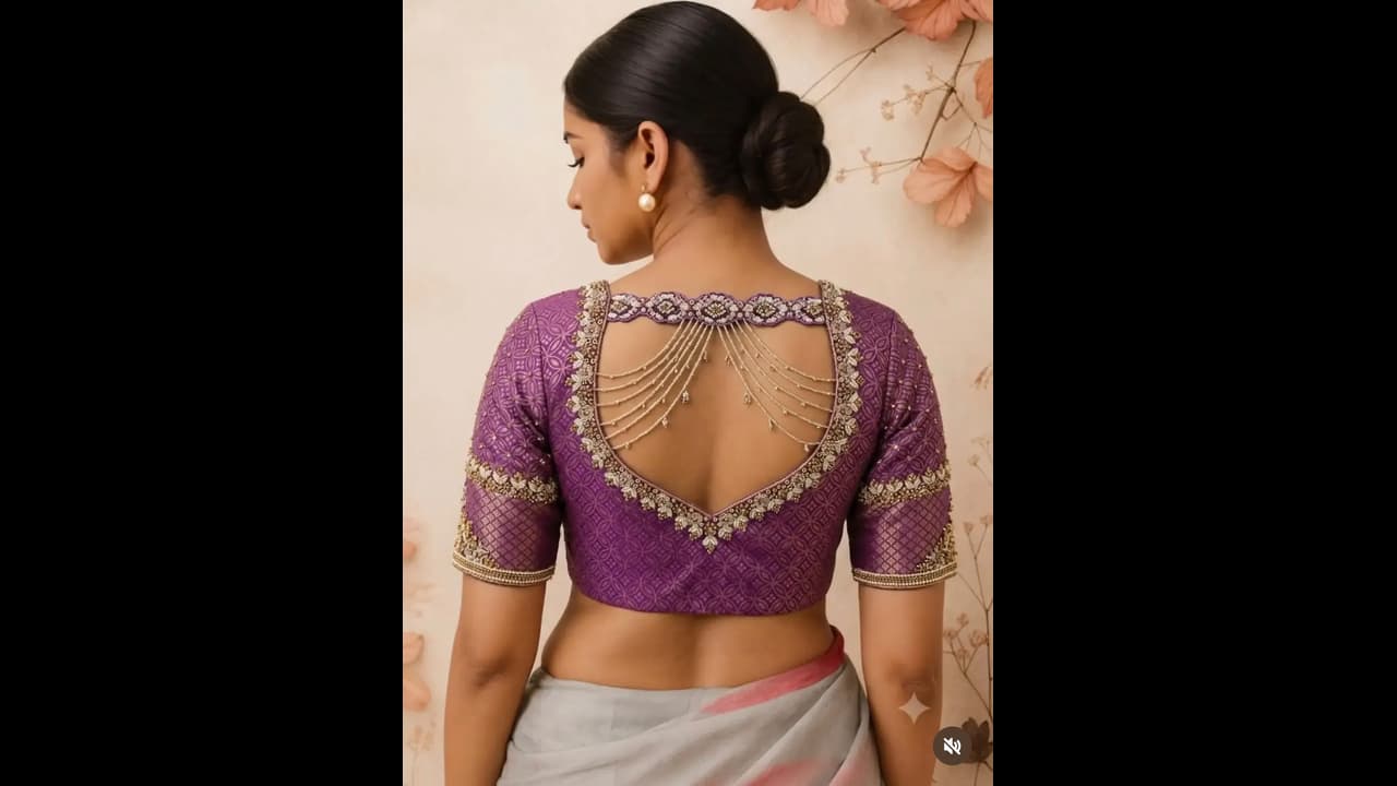 Blouse Back Designs: ರೇಷ್ಮೆ ಸೀರೆಯ ಅಂದ ಹೆಚ್ಚಿಸುವ ಬ್ಲೌಸ್ ಬ್ಯಾಕ್ ಡಿಸೈನ್ಸ್