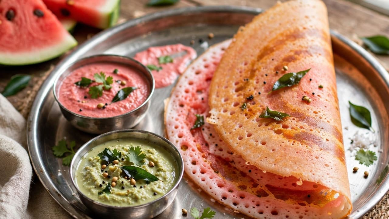 Watermelon Recipe: ಕಲ್ಲಂಗಡಿ ತಿಂದ ಮೇಲೆ ಸಿಪ್ಪೆ ಎಸೆಯಬೇಡಿ; ಹೀಗೆ ಮಾಡಿದ್ರೆ ರುಚಿಕರವಾದ ಮೃದುವಾದ ದೋಸೆ ರೆಡಿ!