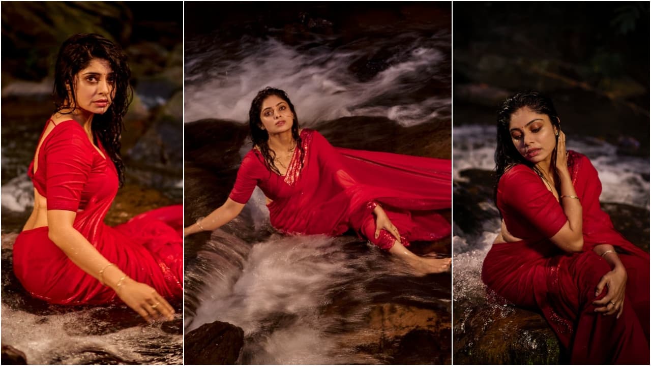 ಕೆಂಪು ಸೀರೆಯುಟ್ಟು, ಕಾವೇರಿ ನೀರಲ್ಲಿ ಪಟಪಟನೇ ಓಡಾಡಿ ಫೋಟೋಶೂಟ್‌ಗೆ ಫೋಸ್ ಕೊಟ್ಟ ಭಾವನಾ ರಾವ್! ಸೀಕ್ರೆಟ್ ಏನು?