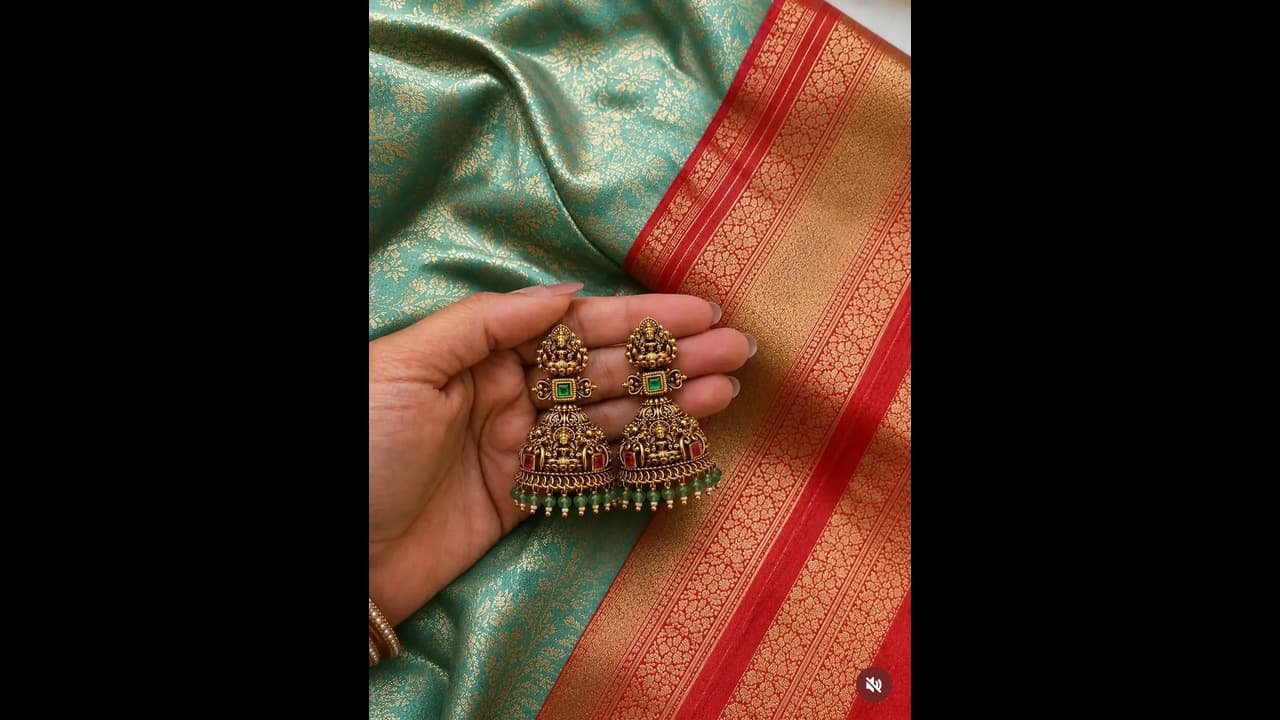 Jhumka Designs: ರೇಷ್ಮೆ ಸೀರೆಗೆ ಮ್ಯಾಚ್ ಆಗುವ ಗೋಲ್ಡ್ ಜುಮುಕಿ ಡಿಸೈನ್ಸ್..!