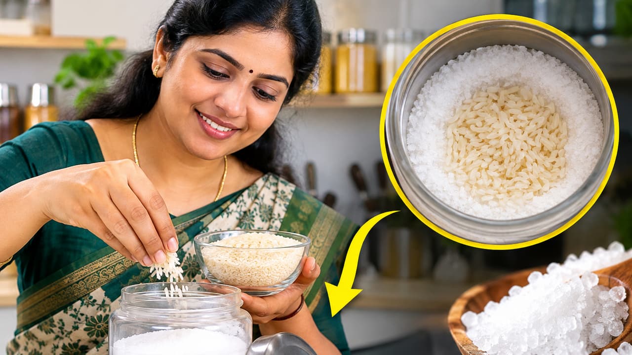 உப்பு டப்பாவில் அரிசி: ஈரப்பதத்தை கட்டுப்படுத்தும் வீட்டு நுட்பம்