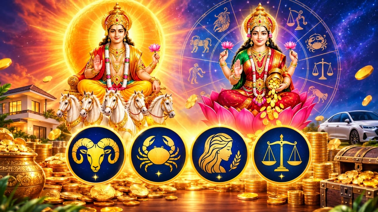 அக்டோபரில் சுக்ராதித்ய ராஜயோகம்: 4 ராசிகளுக்கு பணவரவு