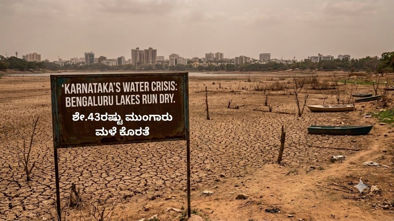 Bengaluru faces 43% rainfall deficit, lakes dry up: Is the city facing a water crisis?