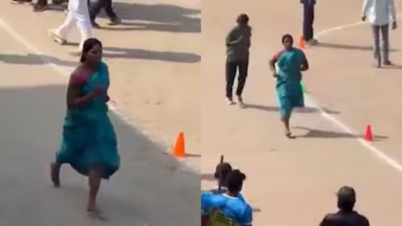Viral: ಸೀರೆಯುಟ್ಟು ಬರಿಗಾಲಲ್ಲೇ 1.6 ಕಿ.ಮೀ ಓಡಿದ ಮಹಿಳೆ! 'ಹೋಮ್‌ ಗಾರ್ಡ್‌' ಹುದ್ದೆಗಾಗಿ ನಡೆದ ಬದುಕಿನ ಹೋರಾಟ!