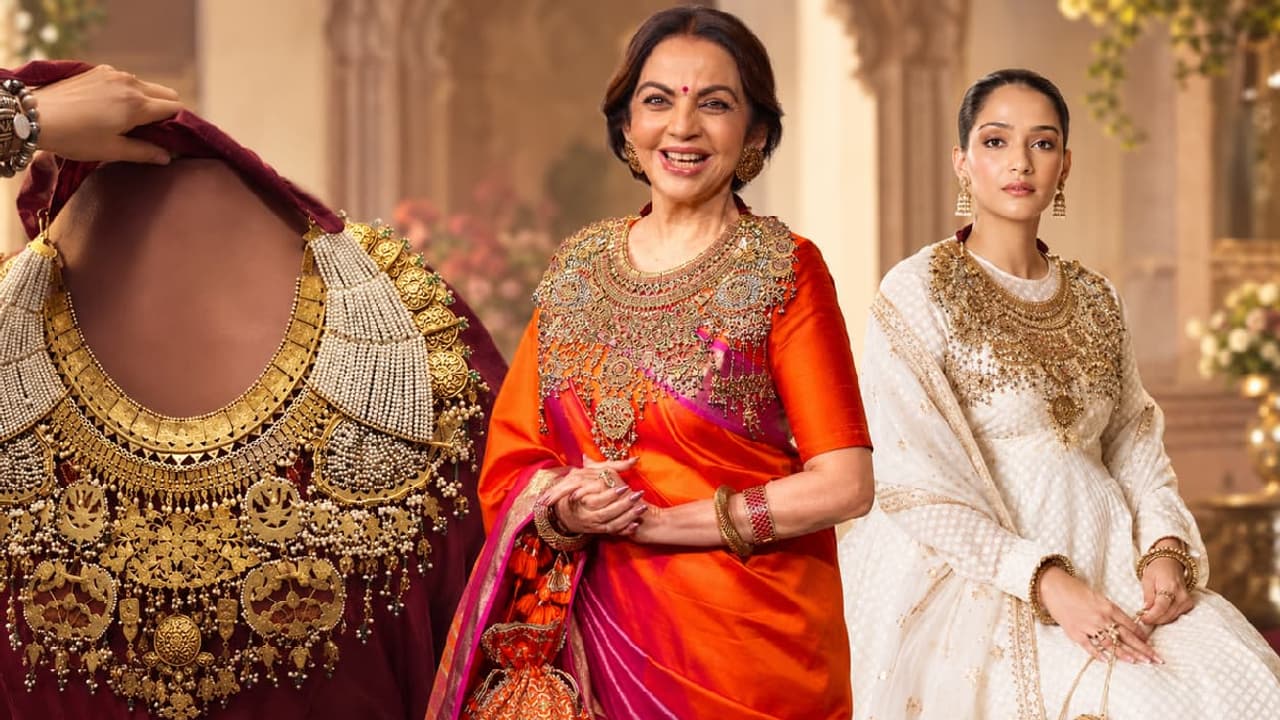 ನೀತಾ ಅಂಬಾನಿ ಧರಿಸಿದ ಈ ನೆಕ್ಲೆಸ್ ಹಿಂದಿನ ರಹಸ್ಯವಿದು: ಸೋನಂ ಕಪೂರ್ ಹೆಸರು ಬಂದಿದ್ದೇಕೆ?
