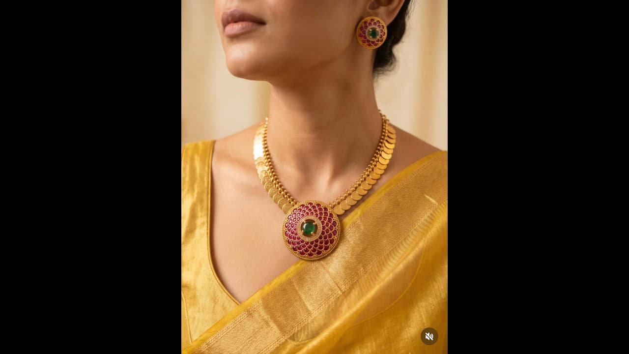 Coin Necklace: ರೇಷ್ಮೆ ಸೀರೆಗೆ ಕಳೆ ತರುವ ಸುಂದರ ಕಾಸಿನ ಸರದ ಡಿಸೈನ್‌ಗಳು ಇಲ್ಲಿವೆ!