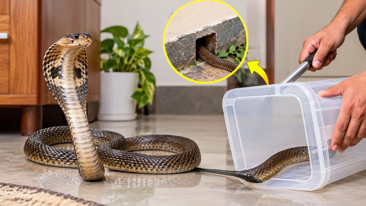 Snake in House: ಮನೆಗೆ ಹಾವು ಬಂದಾಗ ಗಾಬರಿಯಾಗ್ಬೇಡಿ.. ಸುರಕ್ಷಿತವಾಗಿ ಓಡಿಸಲು ಇಲ್ಲಿದೆ ಸೀಕ್ರೆಟ್ ದಾರಿ!