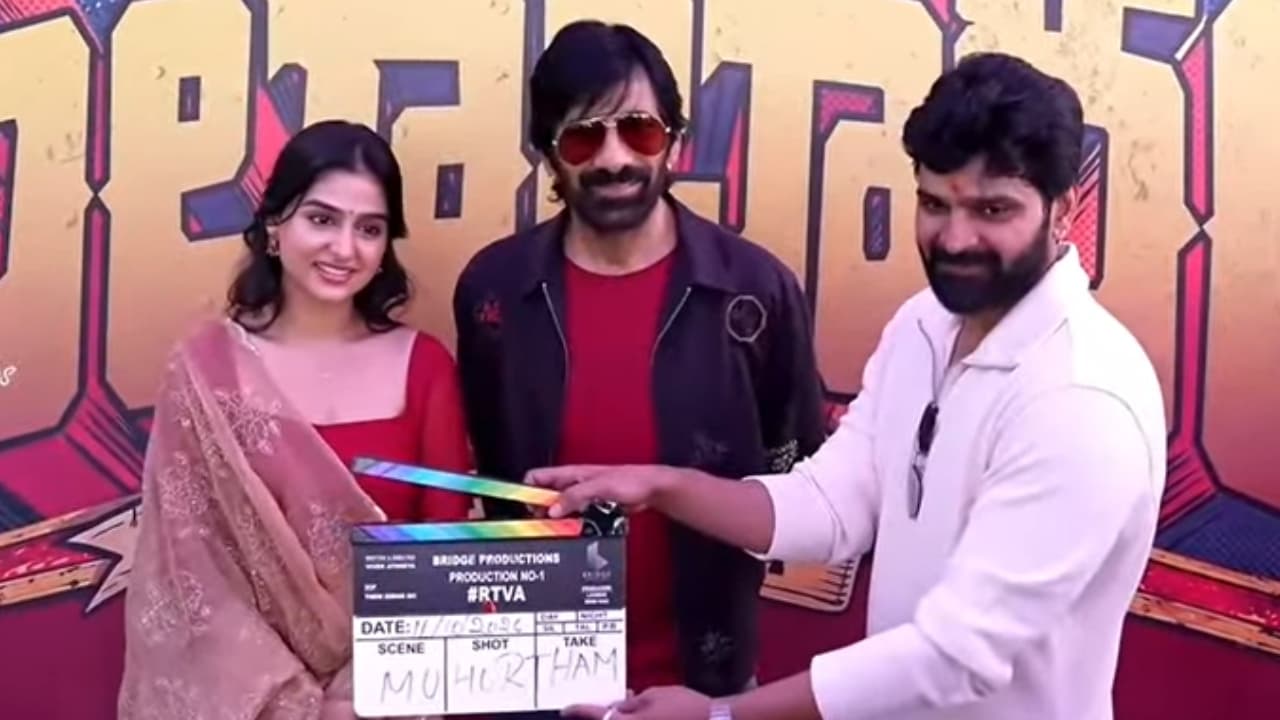 രവി തേജയ്ക്കൊപ്പം അനശ്വര രാജൻ; 'ആർടി 78'ന്റെ ടൈറ്റിൽ പ്രഖ്യാപിച്ചു