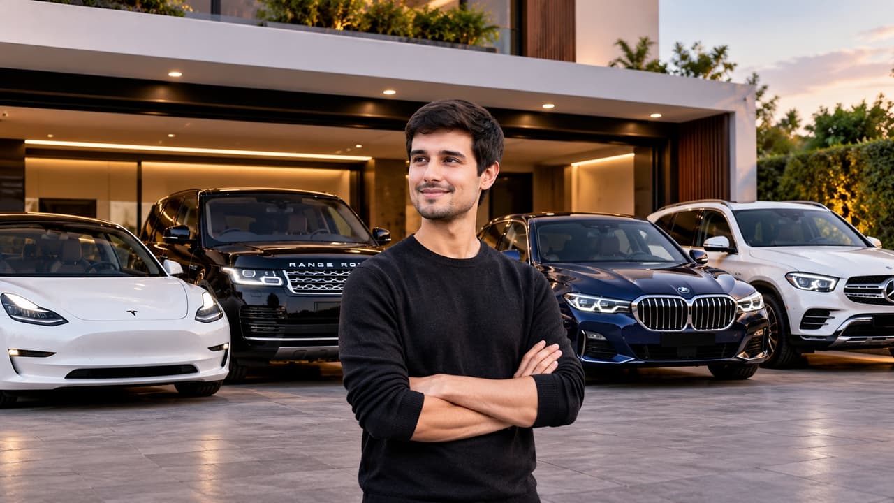 Dhruv Rathee Car Collection: ইউটিউবার ধ্রুব রাঠির রয়্যাল লাইফস্টাইল, গ্যারাজে রয়েছে কোন কোন লাক্সারি গাড়ি?