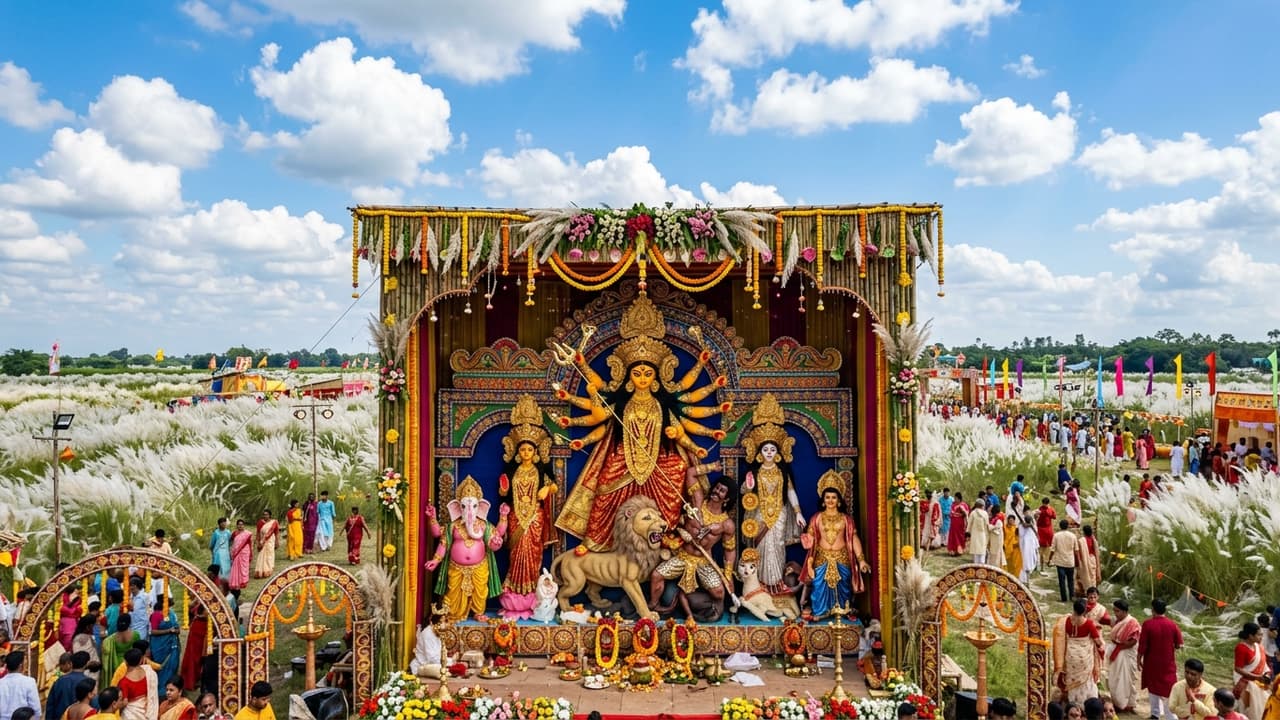 পুজোর প্রথম দিনেই রোদ ঝলমলে আবহাওয়া, চতুর্থী থেকে বৃষ্টির আশঙ্কা