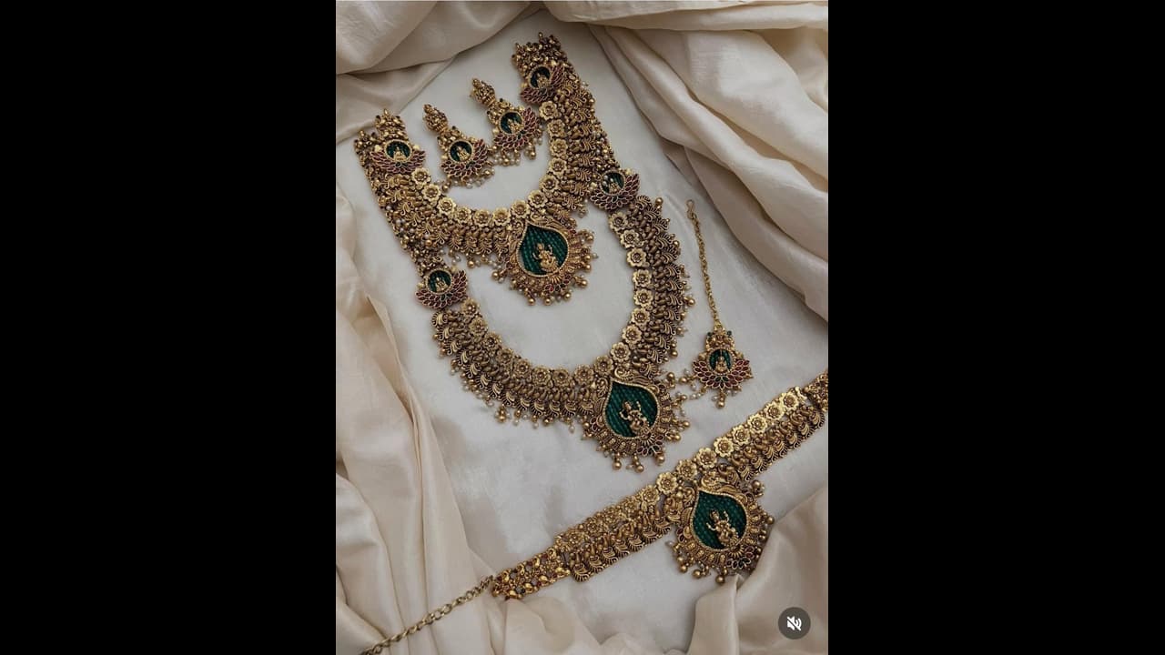 Bridal Set ಮದುವೆಗೆ ಹೇಳಿ ಮಾಡಿಸಿದ ಕಂಪ್ಲೀಟ್ ಬ್ರೈಡಲ್ ಸೆಟ್; ಒಮ್ಮೆ ಟ್ರೈ ಮಾಡಿ