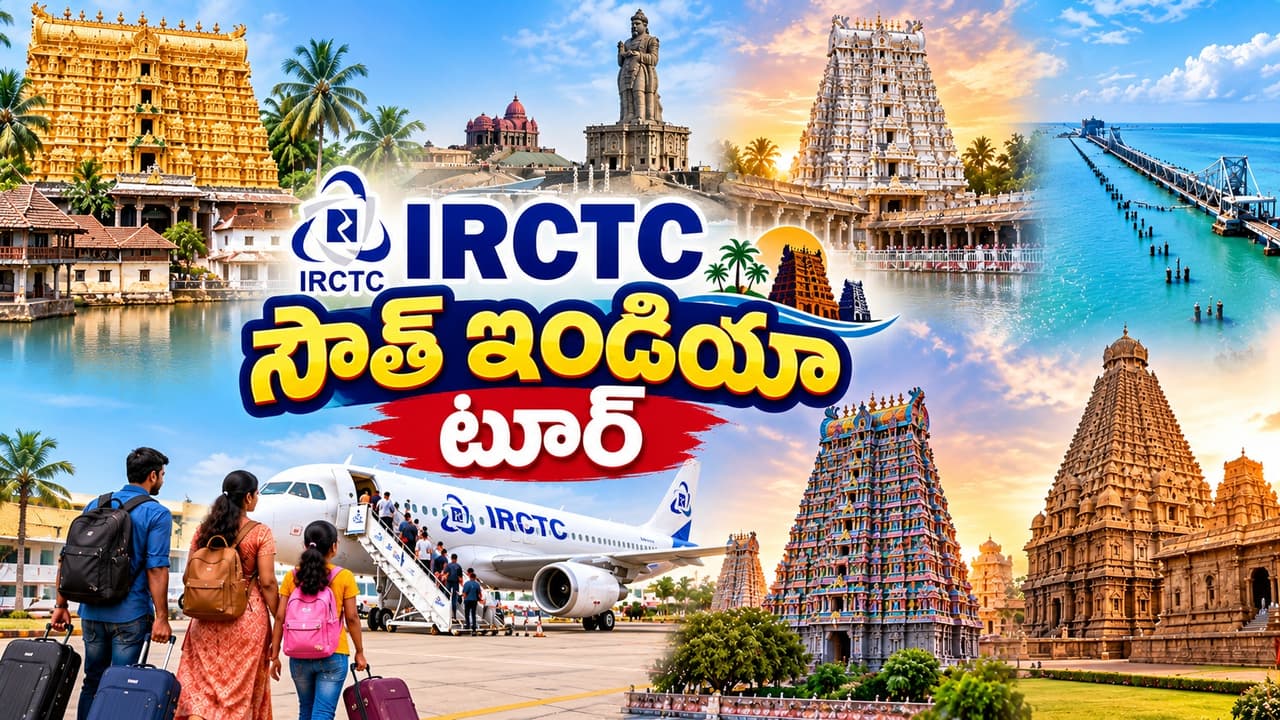 ఐఆర్‌సీటీసీ దక్షిణ భారత దేవాలయ పర్యటన ప్రకటన