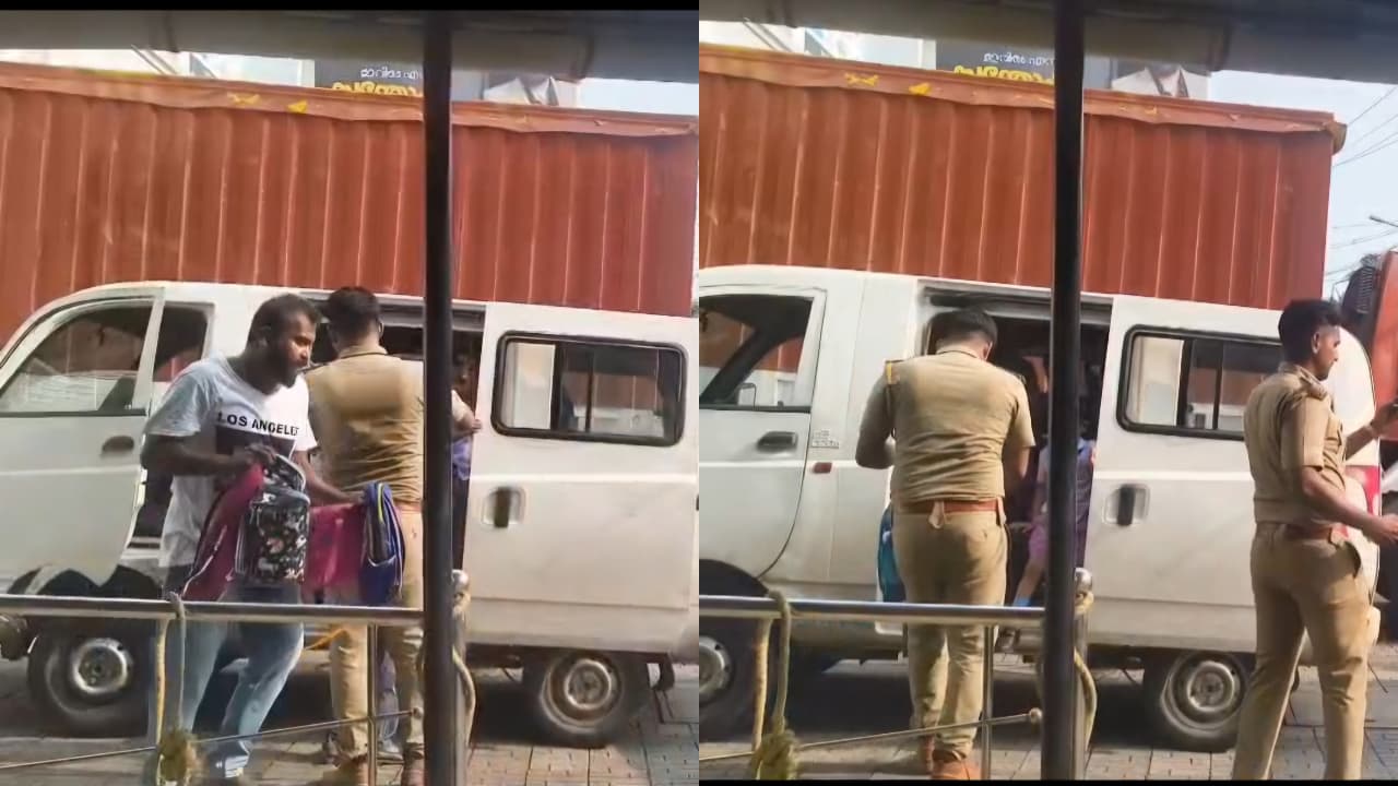ഫിറ്റ്നസും പെർമിറ്റുമില്ലാതെ സ്കൂൾ കുട്ടികളുമായി സർവീസ്, വാഹനം മോട്ടോർ വാഹന വകുപ്പ് പിടികൂടി