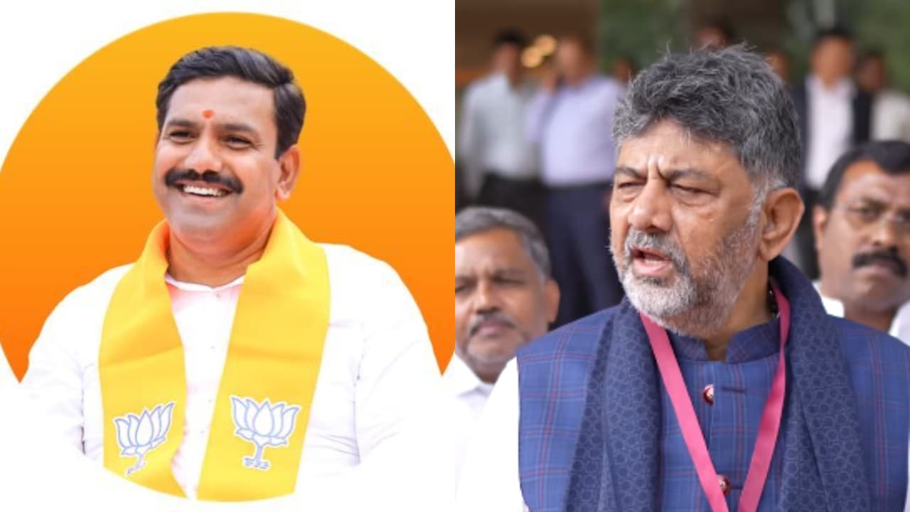 കർണാടകയിലെ 25 കോൺഗ്രസ് എംഎൽഎമാർ ബിജെപിയിൽ ചേരാൻ തയ്യാറാണെന്ന് ബി വൈ വിജയേന്ദ്ര; 'ഇപ്പോൾ തന്നെ കൊണ്ടുപോകൂ', പരിഹസിച്ച് ഡി കെ ശിവകുമാർ