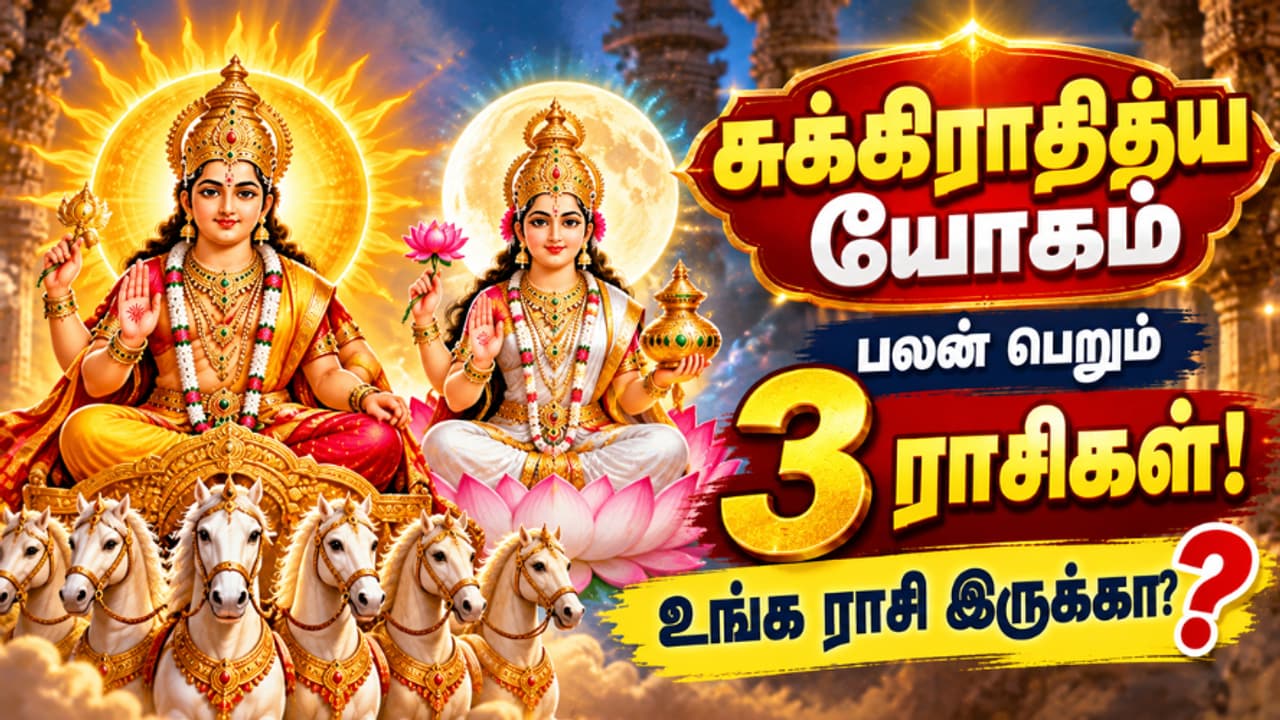 சுக்கிராதித்ய யோகம்: மேஷம், கடகம், துலாம் ராசிகளுக்கு பலன்