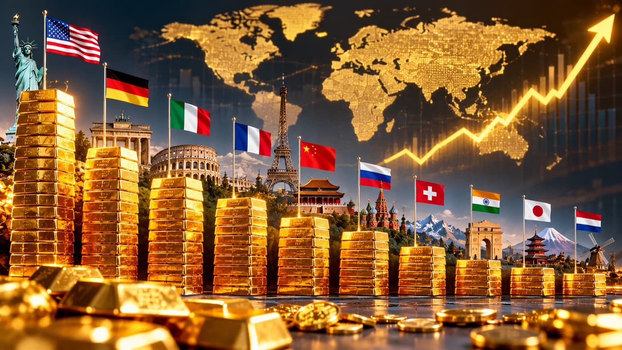 Gold Reserves: ಅತಿ ಹೆಚ್ಚು ಚಿನ್ನ ಸಂಗ್ರಹ ಮಾಡಿಕೊಂಡಿರುವ ಟಾಪ್ 10 ದೇಶಗಳು, ಭಾರತದ ಸ್ಥಾನವೆಷ್ಟು?