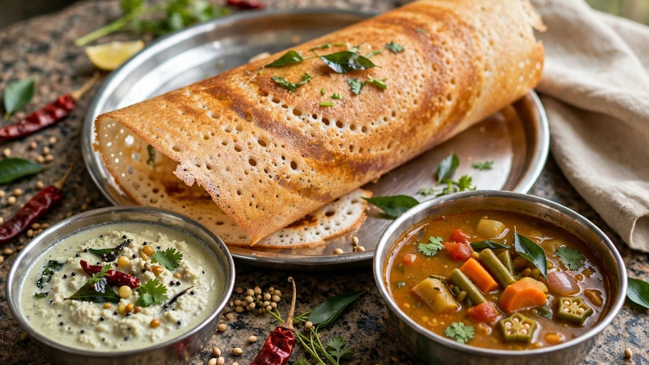 Crispy rava dosa: ದೋಸೆ ಹಿಟ್ಟು ರುಬ್ಬುವ ಕೆಲಸವೇ ಇಲ್ಲ! ಕೆಲವೇ ಪದಾರ್ಥಗಳಲ್ಲಿ ಮಾಡಿ ಗರಿಗರಿಯಾದ ರವೆ ದೋಸೆ