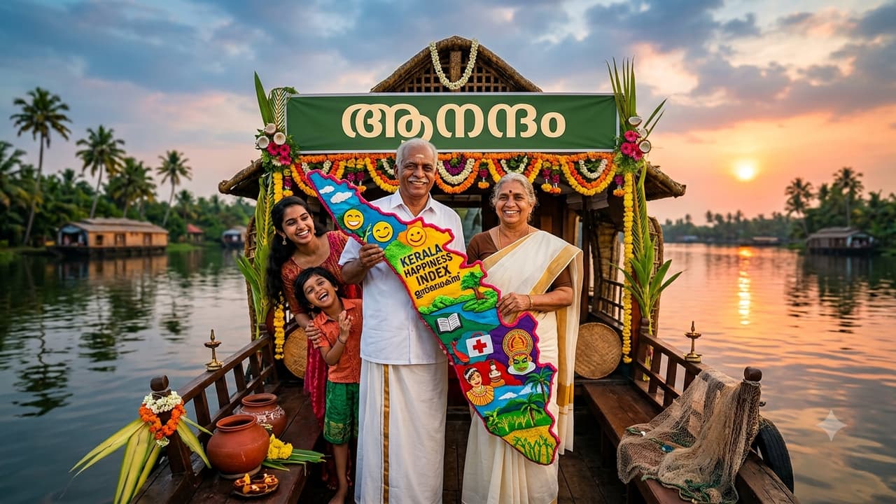 നിങ്ങൾ ഹാപ്പിയാണോ? 'ആനന്ദം' വരുന്നു, ഹാപ്പിനസ് ഇൻഡക്സ് ഉയർത്താൻ തദ്ദേശ വകുപ്പിന് കീഴിൽ പുതിയ വിഭാഗം