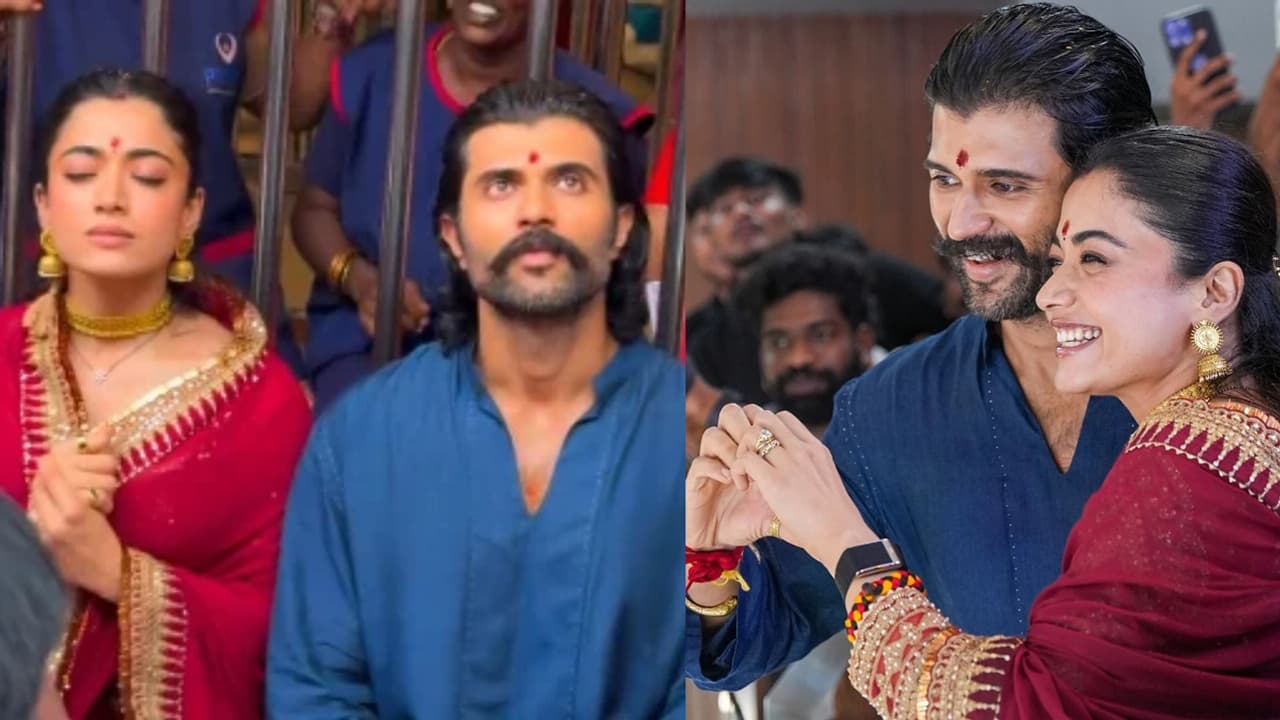 ಇದ್ದಕ್ಕಿದ್ದಂತೆ ಕನಕದುರ್ಗಮ್ಮನ ದರ್ಶನ ಪಡೆದಿದ್ಯಾಕೆ ವಿಜಯ್-ರಶ್ಮಿಕಾ: ಇಂದ್ರಕೀಲಾದ್ರಿಯಲ್ಲಿ ಏನಾಯ್ತು?