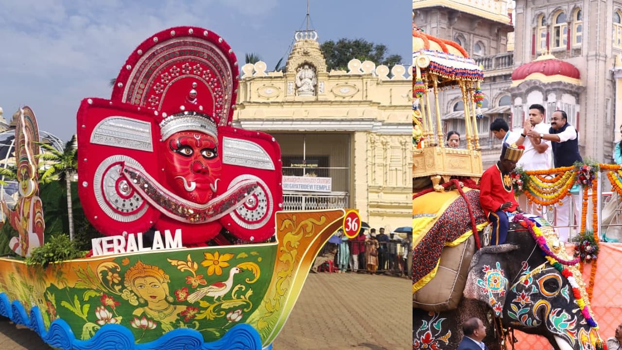 മൈസൂരു ദസറ ജംബൂസവാരിയിൽ കേരളത്തിന് ചരിത്രനേട്ടം; ആദ്യമായി നിശ്ചലദൃശ്യം അവതരിപ്പിച്ചു, വിശിഷ്ടാതിഥിയായി മുഖ്യമന്ത്രിയും