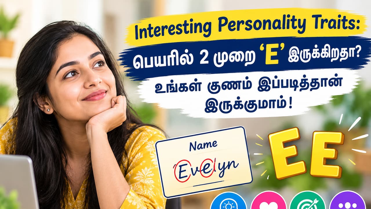 Name Astrology: பெயரில் 2 முறை ‘E’ இருக்கிறதா? உங்கள் குணம் இப்படித்தான் இருக்குமாம்!