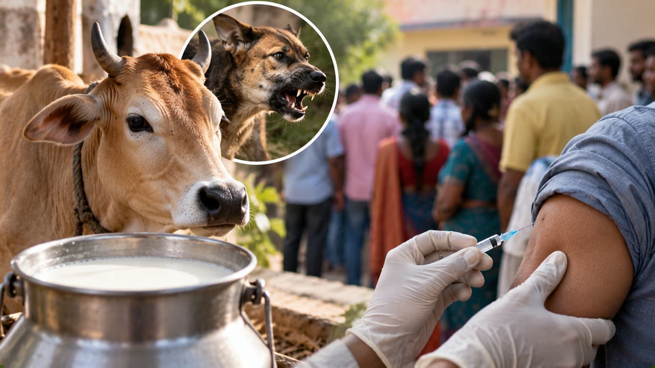 Rabies : நாய் கடித்த மாட்டுப் பாலை குடித்தால் ரேபிஸ் வருமா? கோரக்பூரில் நடந்தது என்ன? முழு விவரம்!