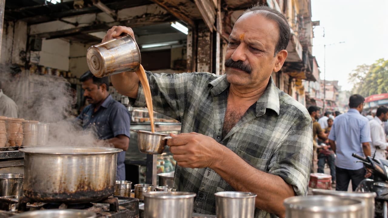 Tea Seller : டீ விற்று மாதம் 9 லட்சம் சம்பாதிக்கும் அசாத்திய மனிதர்!