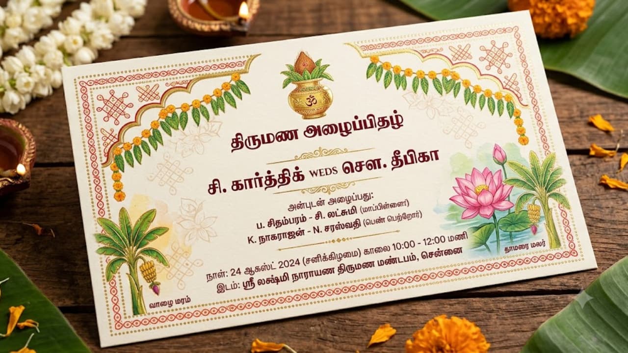 Wedding Invitation : திருமணப் பத்திரிகையில் உள்ள ஒவ்வொரு வார்த்தைக்கும் இப்படி ஒரு அர்த்தமா? பலரும் அறியாத சுவாரஸ்யத் தகவல்கள்!