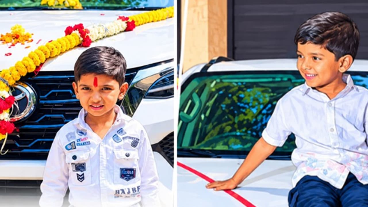 6-Year-Old MP Boy Wins Rs 50 Lakh Toyota Fortuner With Grandmother’s Rs 200 Coupon, Celebration Video Goes Viral (WATCH)