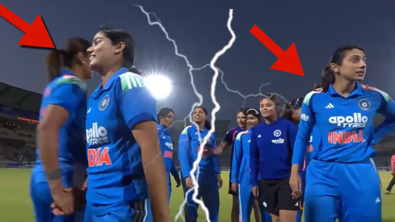 'ಏನಿಲ್ಲ ಏನಿಲ್ಲ ನನ್ನ ನಿನ್ನ ನಡುವೆ' ಬೇಕು ಅಂತಲೇ ಕೌರ್‍‌ಗೆ ಹ್ಯಾಂಡ್‌ಶೇಕ್ ಮಾಡಲಿಲ್ವಾ ಮಂದಾನ? ವಿಡಿಯೋ ವೈರಲ್