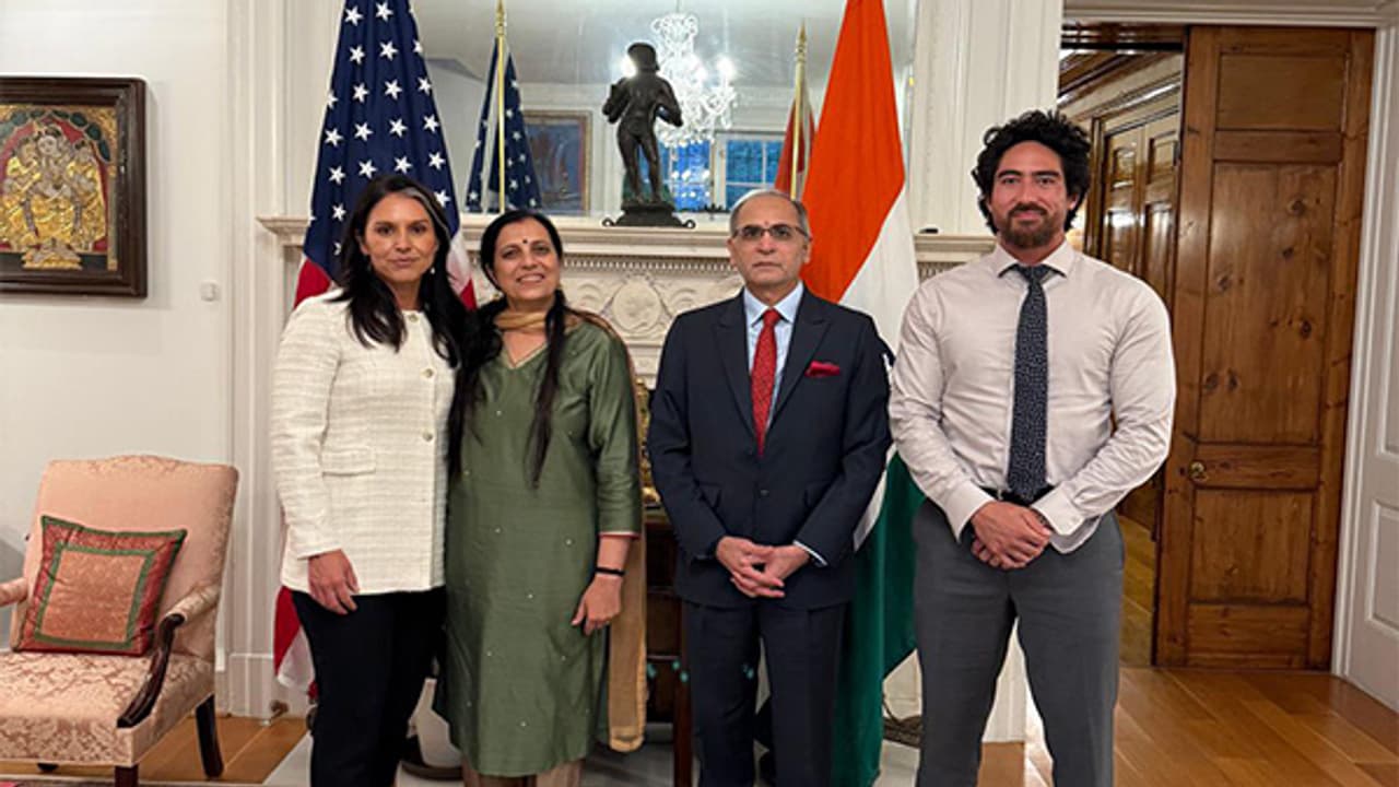 Indian Ambassador Vinay Kwatra Meets US DNI Tulsi Gabbard, Discusses Matters Of Mutual Interest