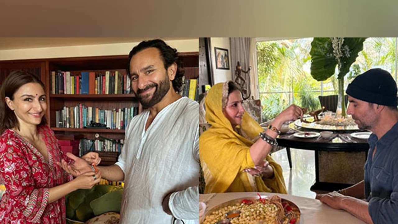 Soha Ali Khan to Akshay Kumar: B-town celebs mark Raksha Bandhan with ...