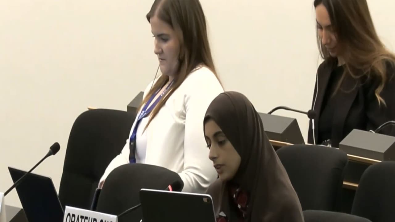 Rights violations against Baloch women, girls raised at UNHRC session