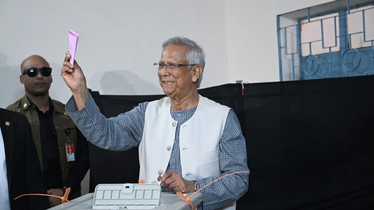 Bangladesh votes in 13th poll; interim chief Muhammad Yunus casts ballot