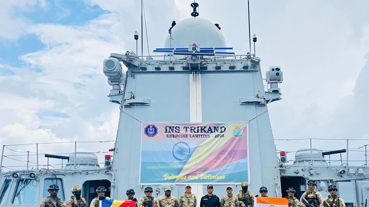 INS Trikand wraps up Seychelles visit, participates in Exercise Lamitiye