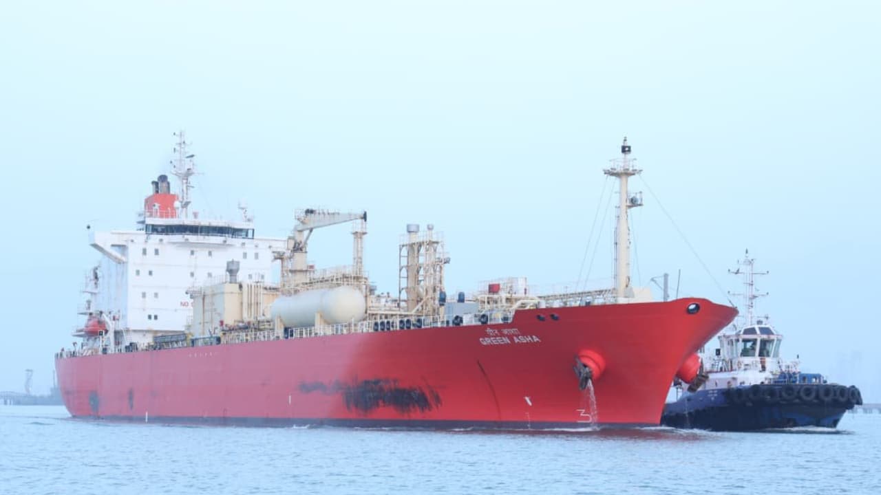 India-flagged LPG vessel 'Green Asha' reaches JNPA amid West Asia tension