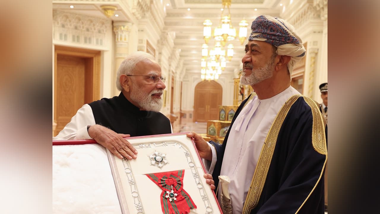 PM Modi receives Oman's highest civilian honour, his 29th foreign award