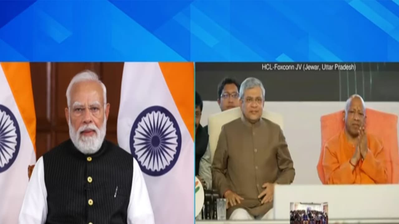 PM Modi at HCL-Foxconn event: India's journey to a semiconductor hub