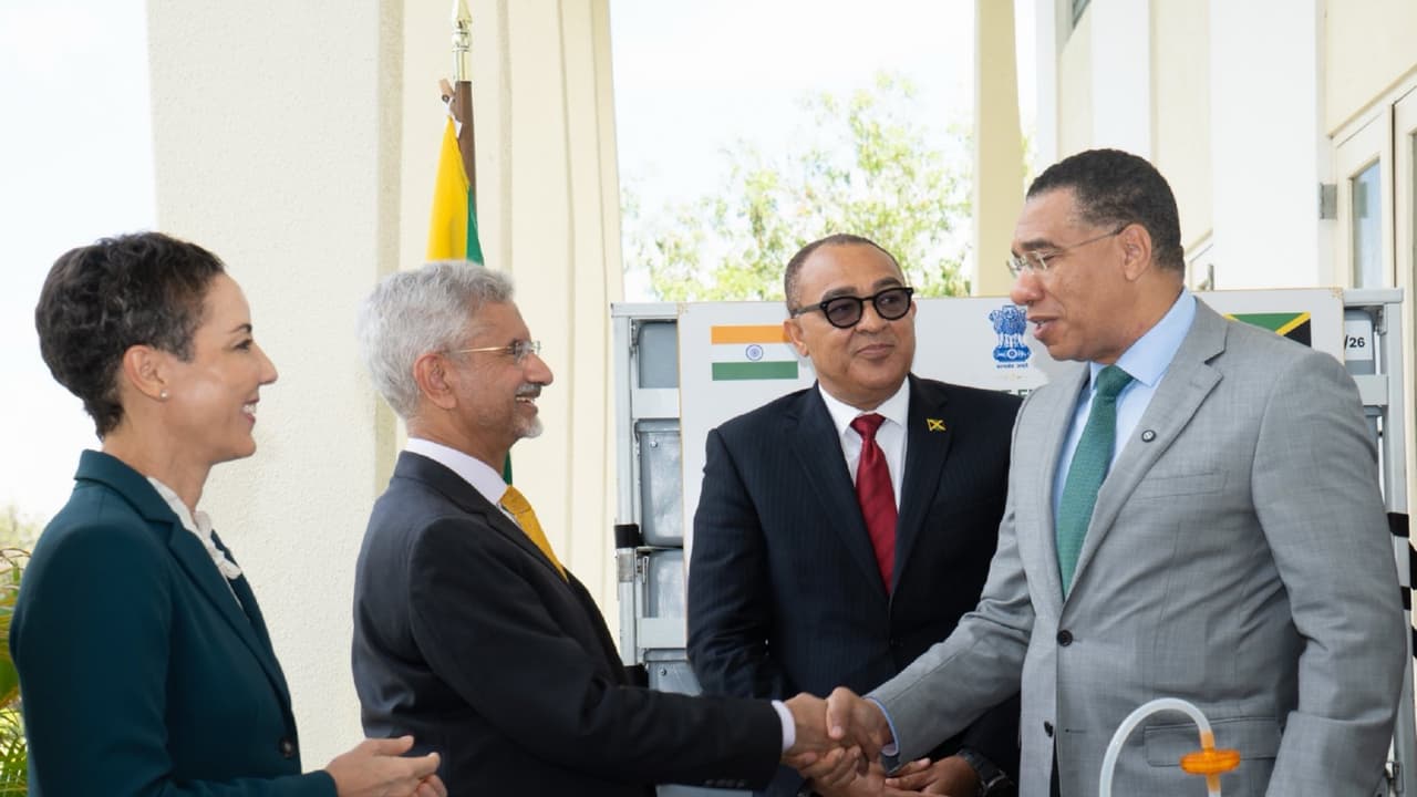 Jaishankar, Jamaican PM Holness Discuss Deepening Political, Eco Ties