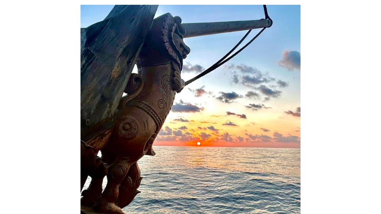 INSV Kaundinya in Omani waters, preps for ceremonial entry in Muscat