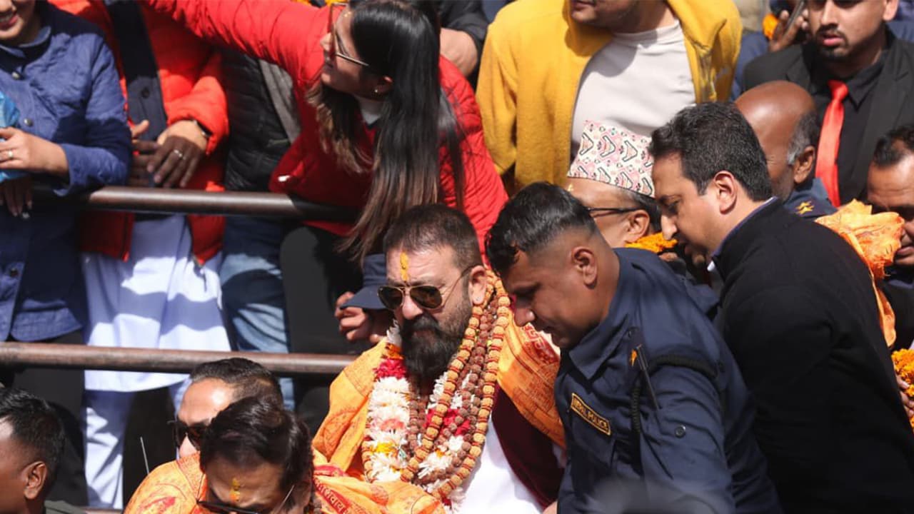 Sanjay Dutt performs special puja at Pashupatinath Temple in Nepal