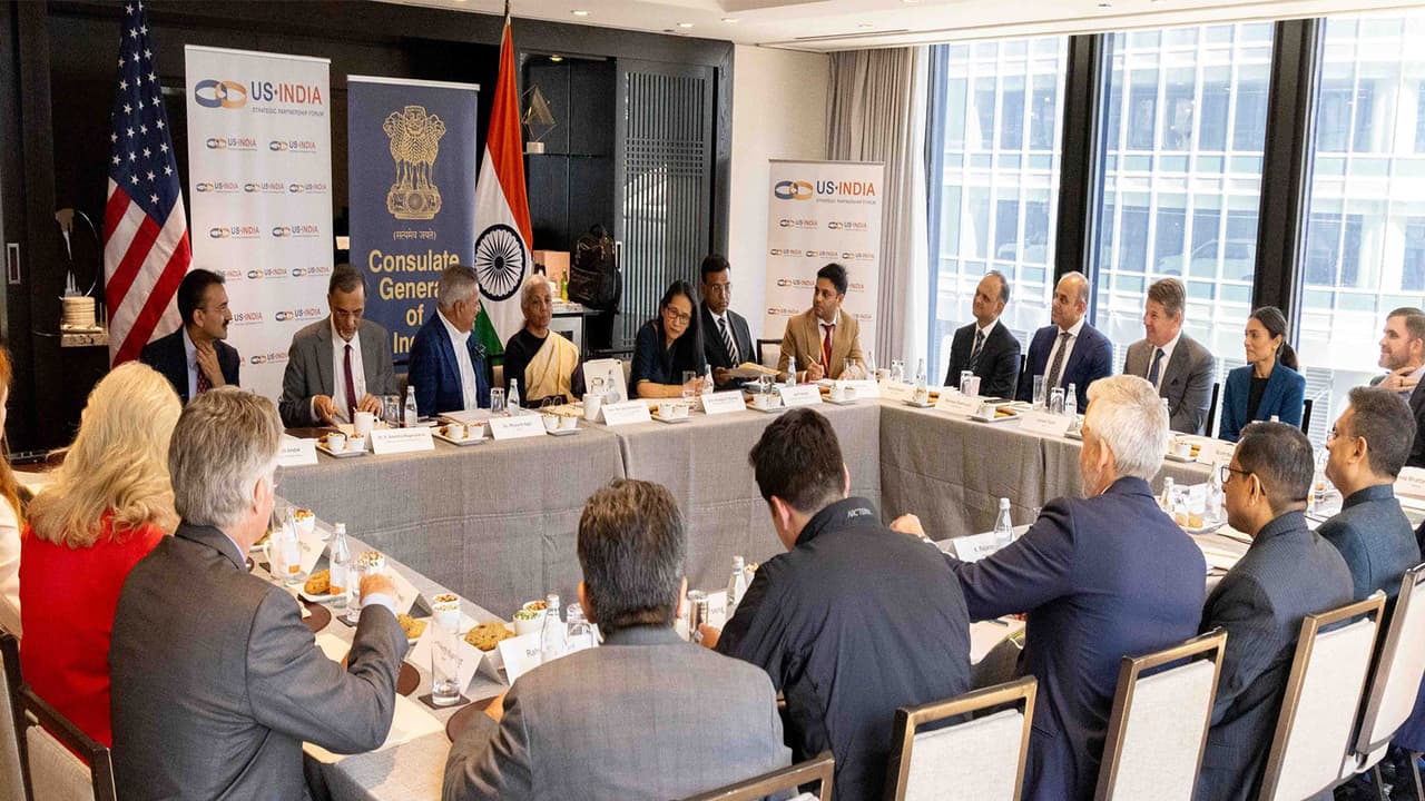 Sitharaman pitches 'Manufacture in India' to global investors in Chicago