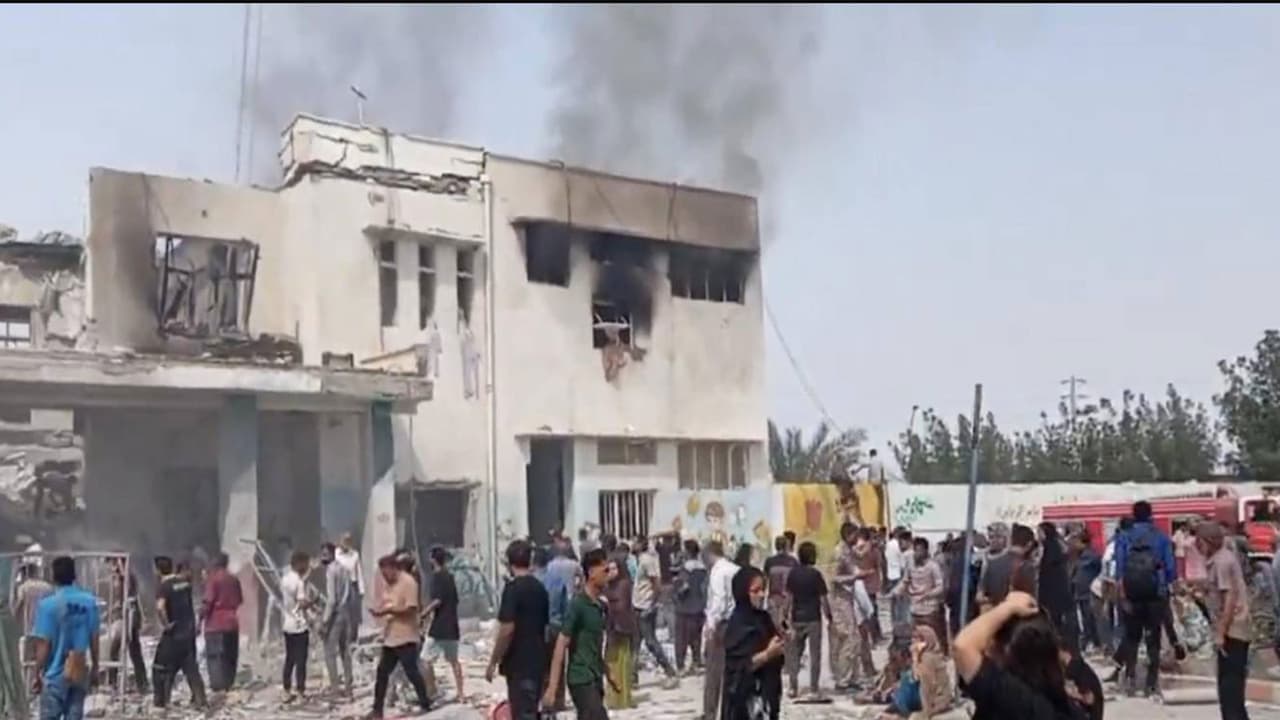 Iran claims Israel bombed girls' school, murdering dozens of children