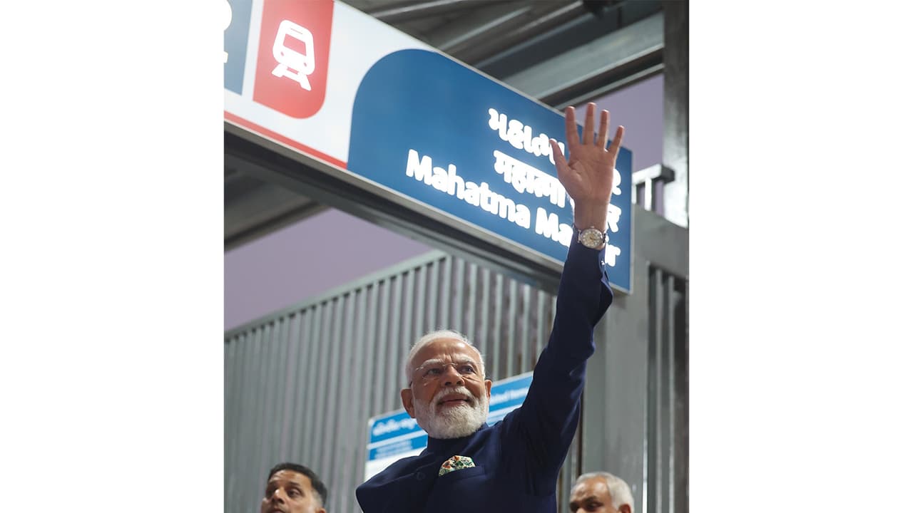 PM Modi flags off Gandhinagar Metro Phase 2, boosts city transport