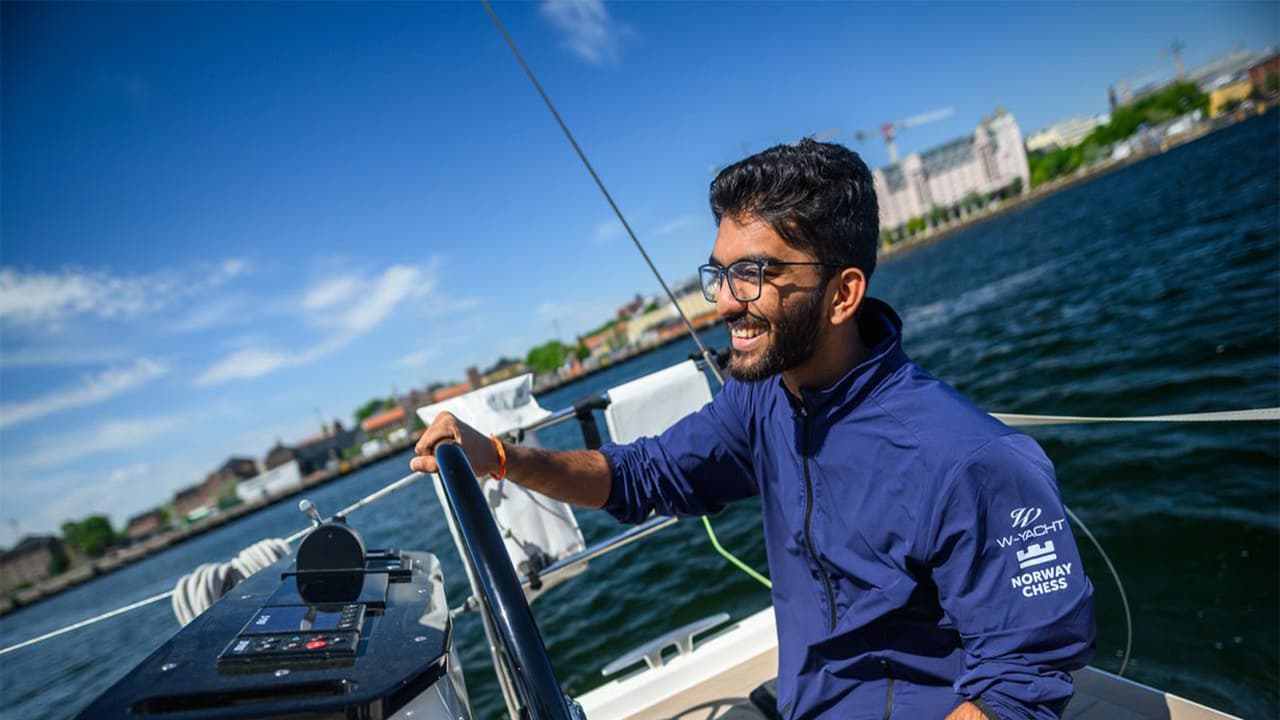 Gukesh celebrates 20th birthday with sailing trip at Norway Chess