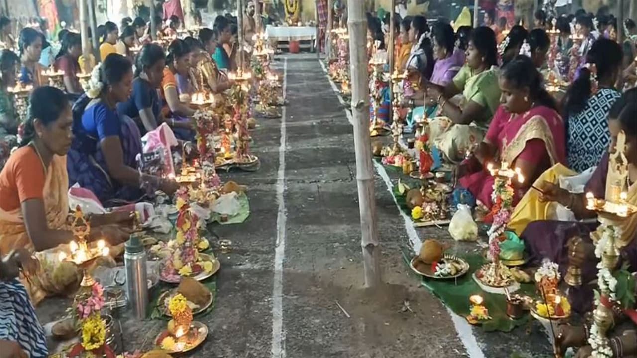 Thiruvilakku Puja held in Mayiladuthurai for health and prosperity